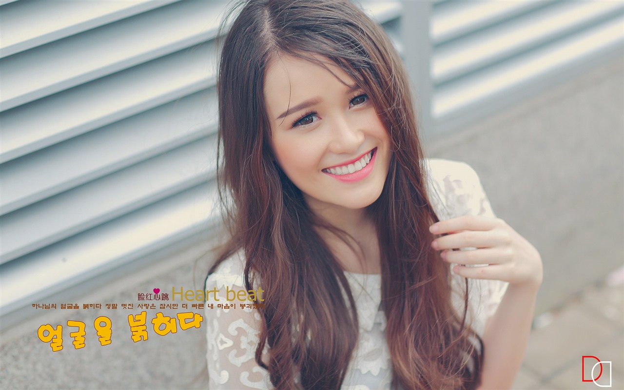 순수하고 사랑스러운 젊은 아시아 여자의 HD 월페이퍼 컬렉션 (4) #22 - 1280x800