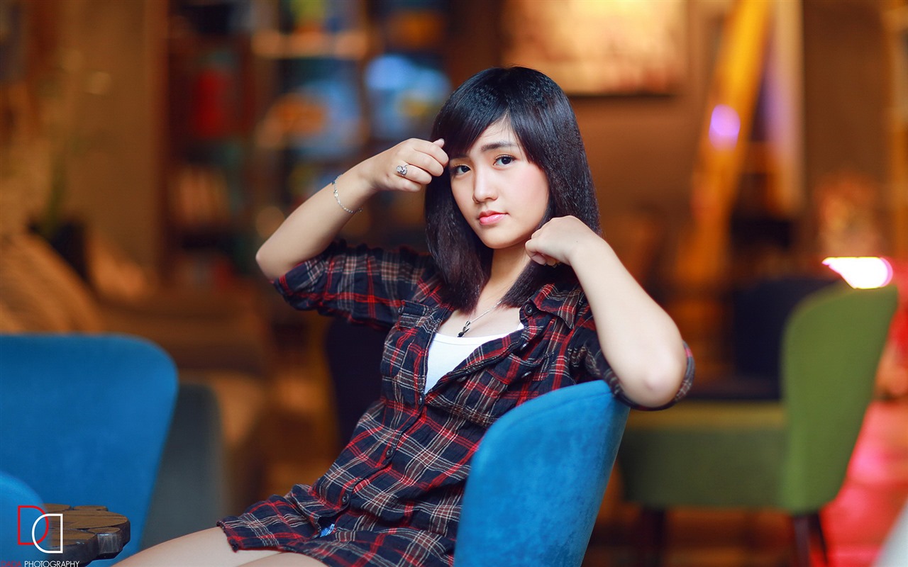 Reine und schöne junge asiatische Mädchen HD-Wallpaper  Kollektion (4) #33 - 1280x800