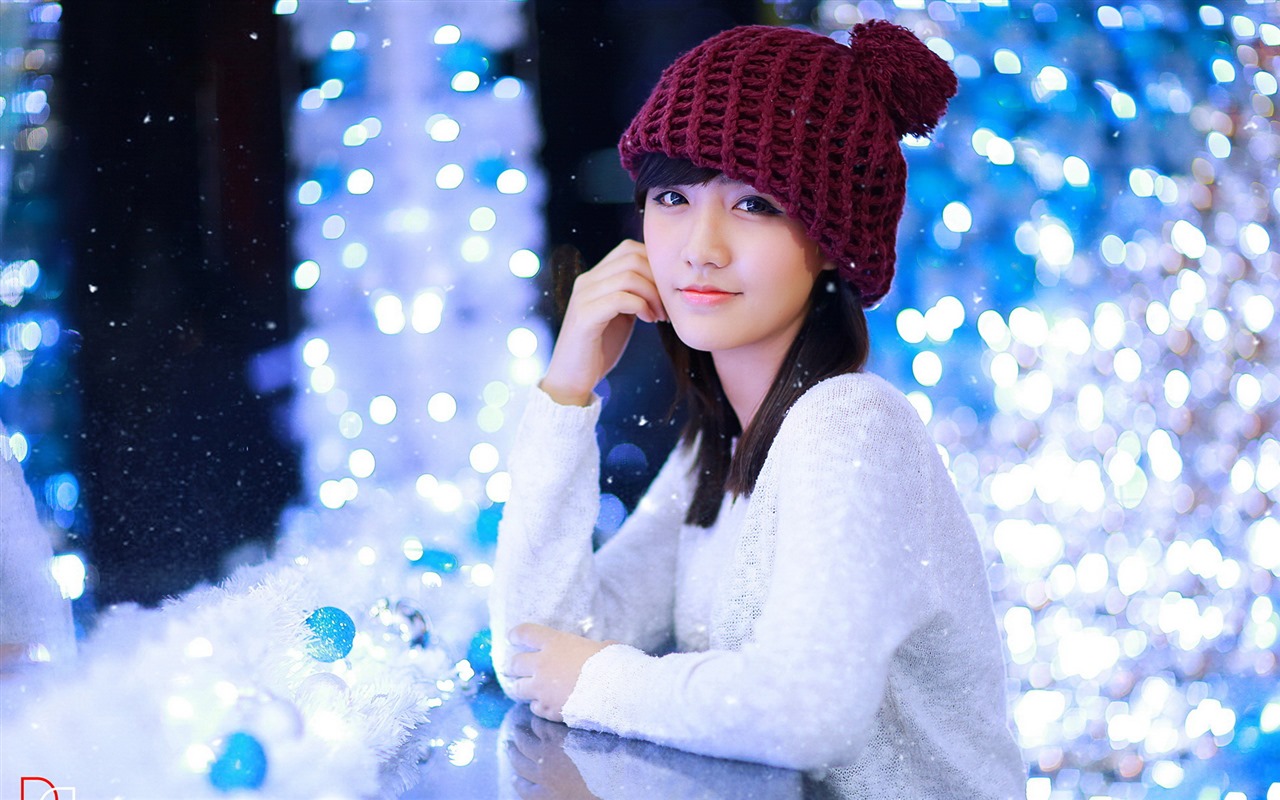 Pure and lovely young Asian girl HD wallpapers collection (4) #36 - 1280x800