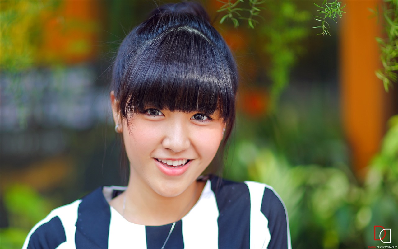 Pure and lovely young Asian girl HD wallpapers collection (4) #37 - 1280x800