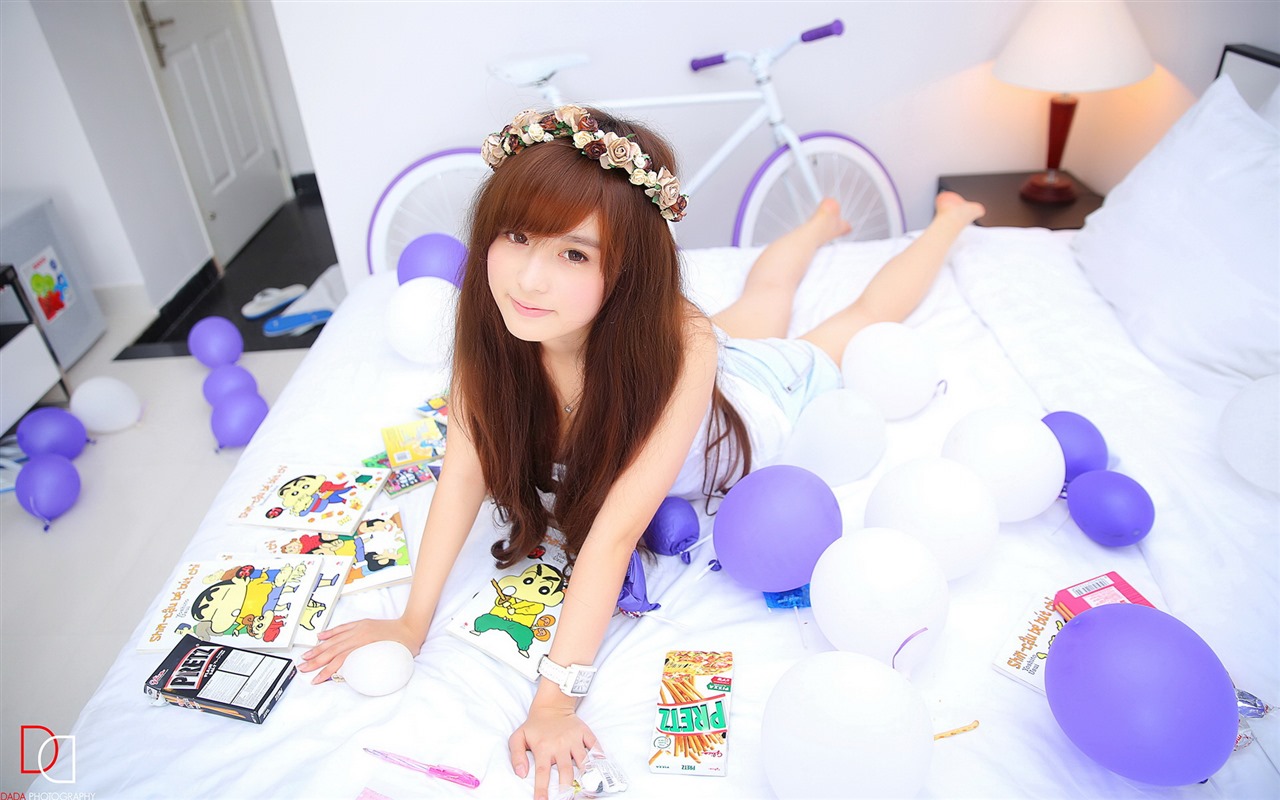 Reine und schöne junge asiatische Mädchen HD-Wallpaper  Kollektion (5) #21 - 1280x800
