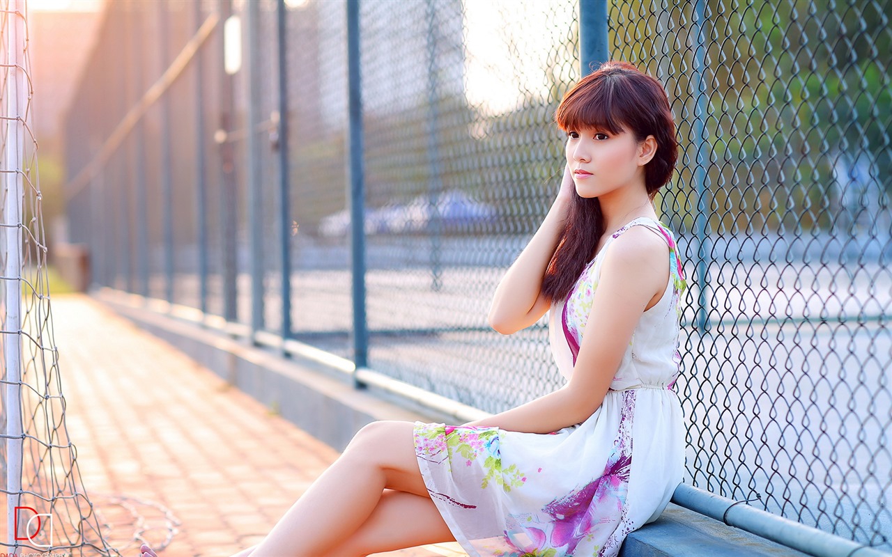 Pure and lovely young Asian girl HD wallpapers collection (5) #31 - 1280x800