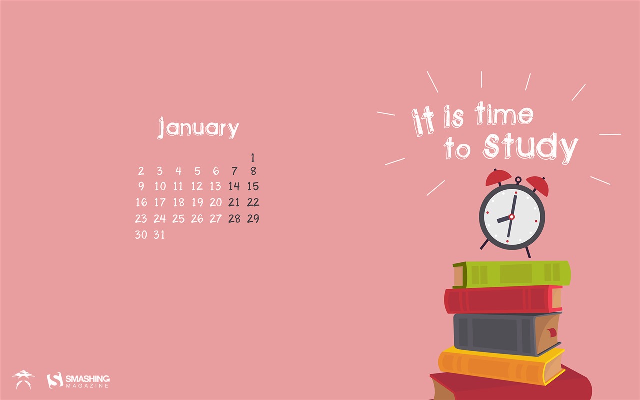 Januar 2017 Kalender Hintergrund (2) #19 - 1280x800