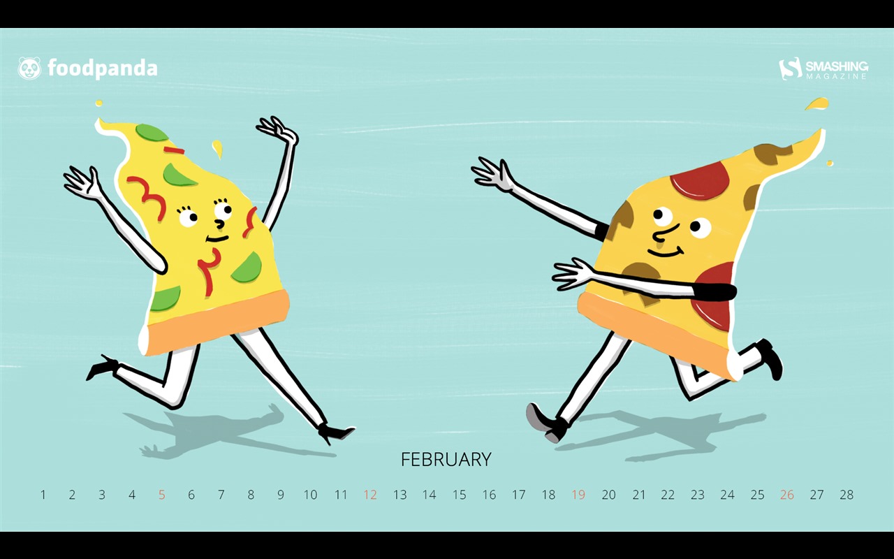 Februar 2017 Kalender Hintergrund (1) #17 - 1280x800