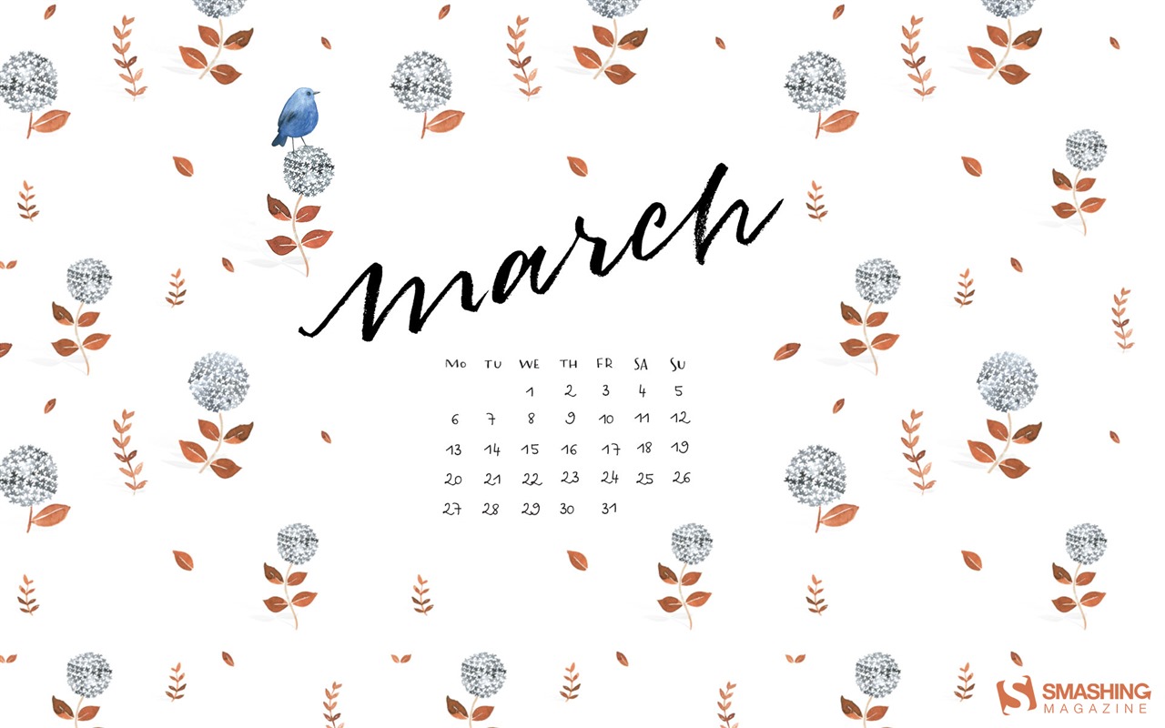Март 2017 календарь обои (2) #15 - 1280x800