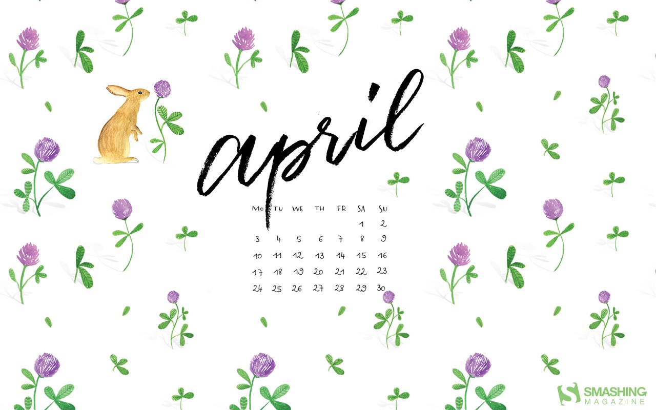 Fondo de pantalla calendario abril 2017 (1) #14 - 1280x800