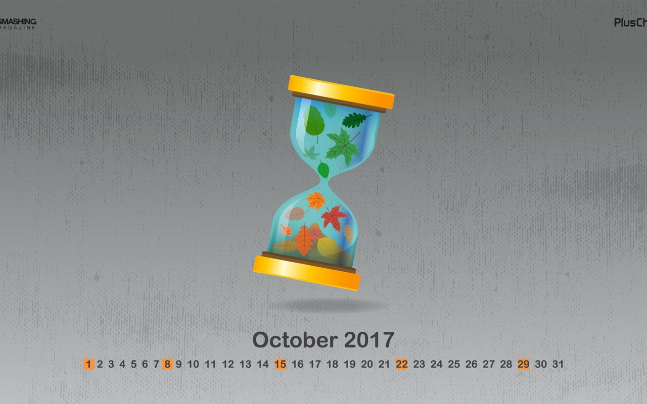October 2017 calendar wallpaper #9 - 1280x800