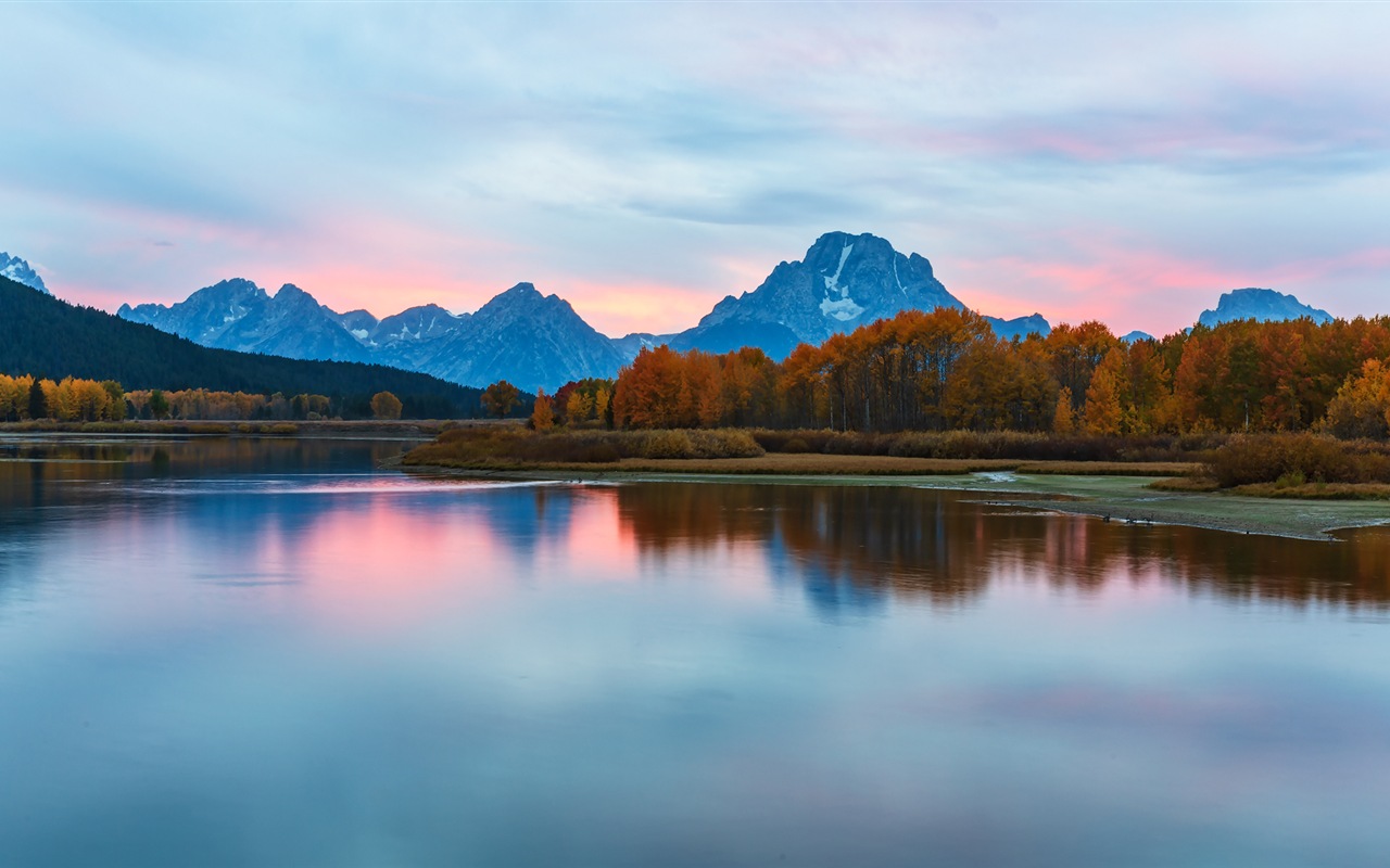 미국 그랜드 Teton 국립 공원 자연 풍경의 HD 월페이퍼 #13 - 1280x800