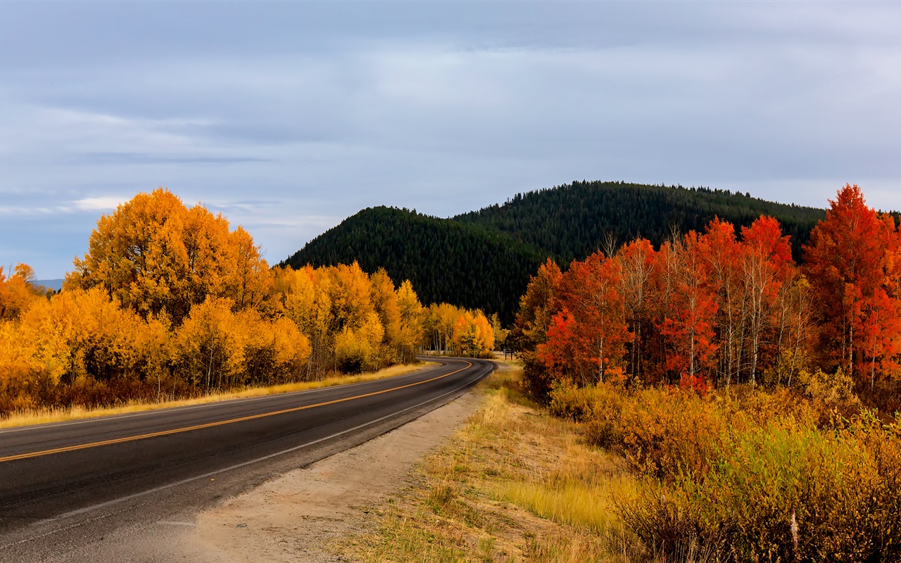 미국 그랜드 Teton 국립 공원 자연 풍경의 HD 월페이퍼 #19 - 1280x800