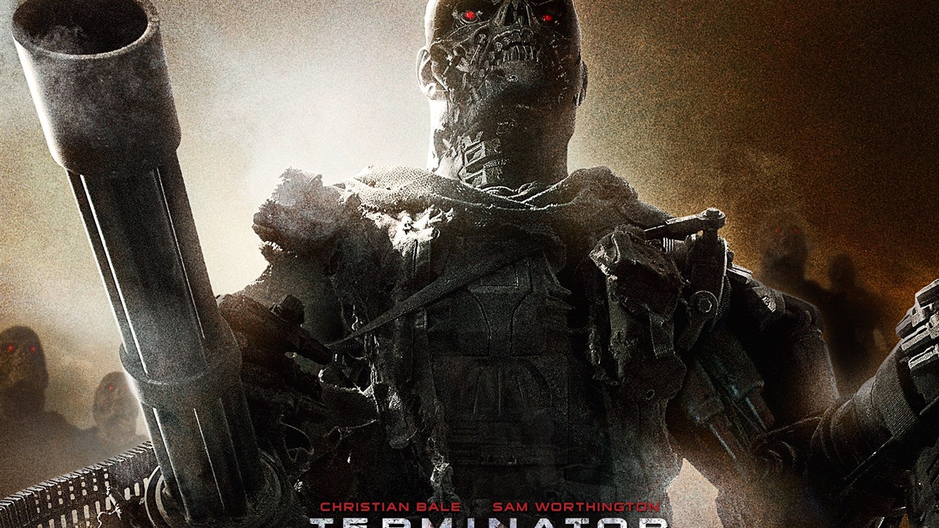 Terminator 4 Fondos de pantalla del disco #1 - 1366x768