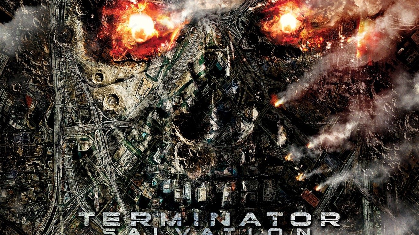 Terminator 4 Fondos de pantalla del disco #9 - 1366x768