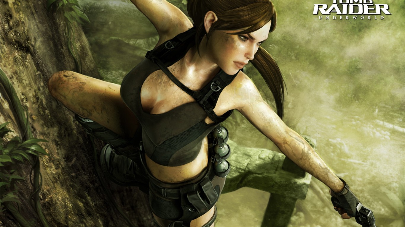 Лара Крофт Tomb Raider Underworld 8 #9 - 1366x768