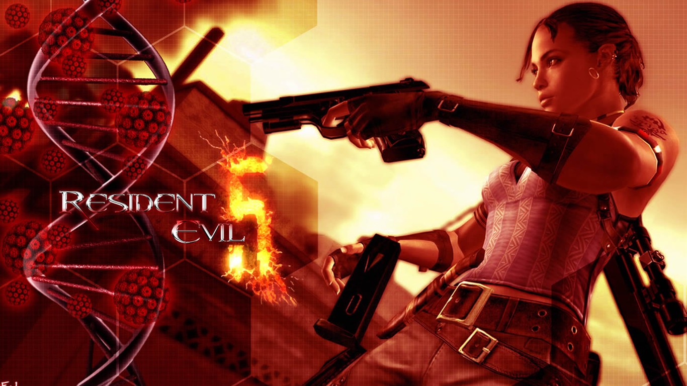 Resident Evil 5 обои Альбом #6 - 1366x768