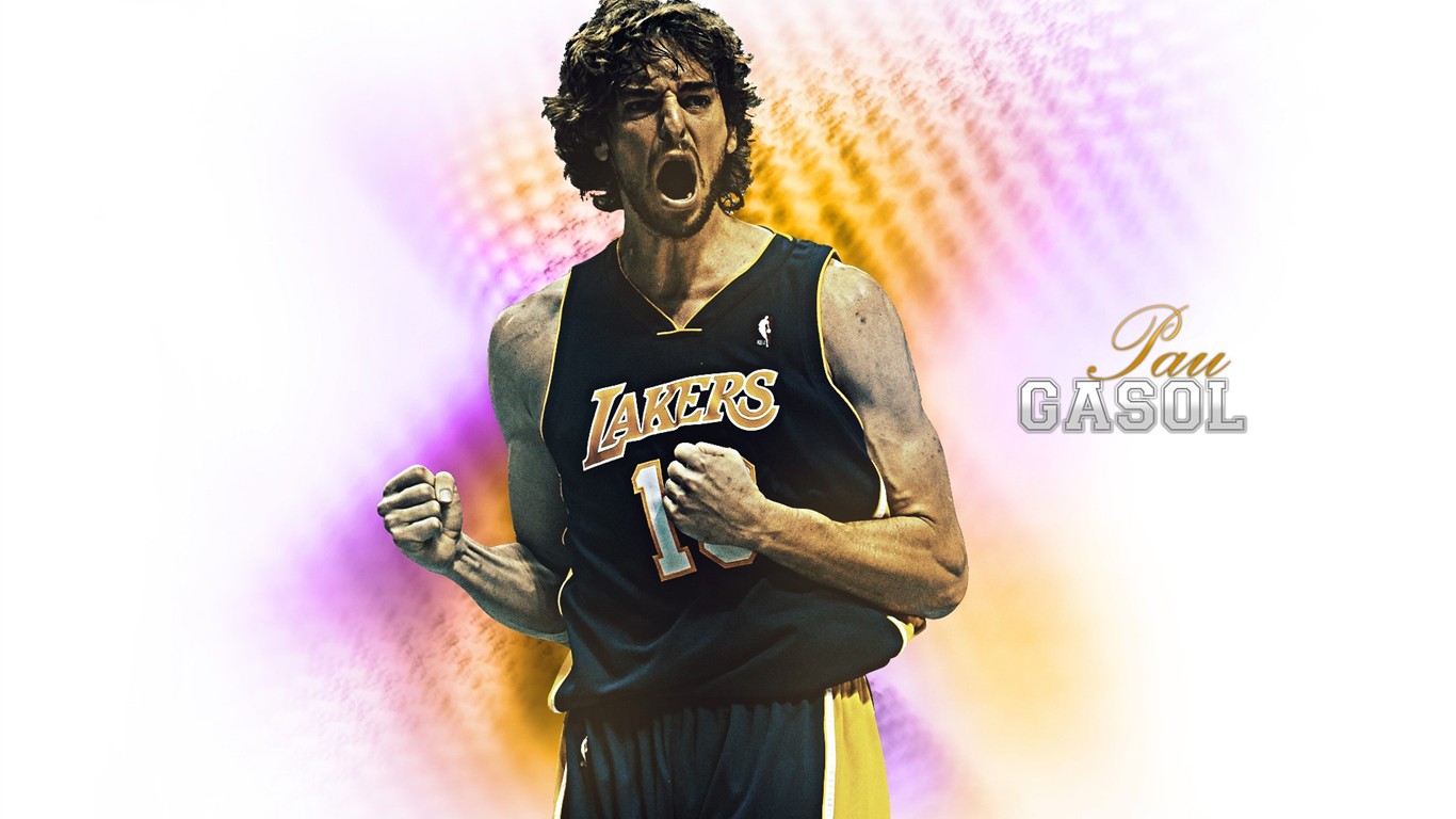 Los Angeles Lakers Oficiální Wallpaper #21 - 1366x768