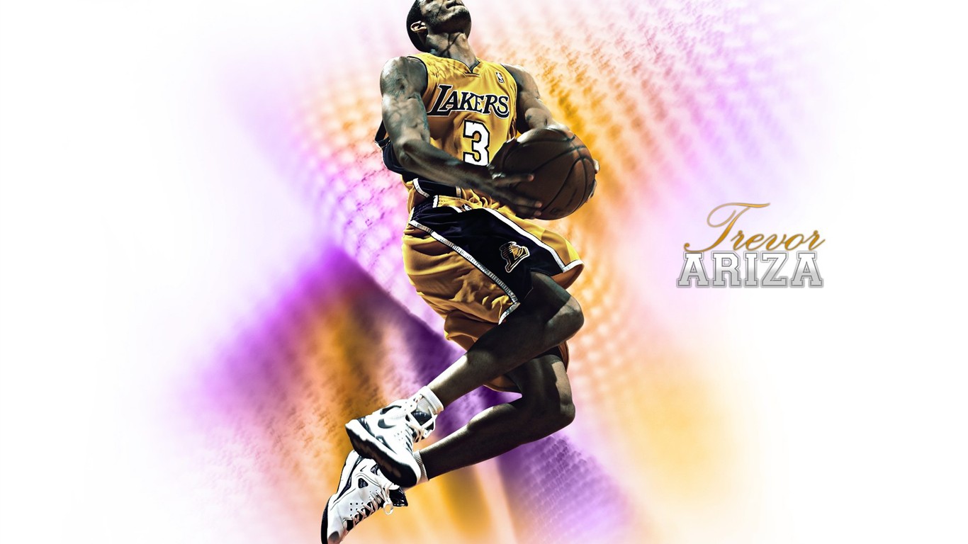 Los Angeles Lakers Wallpaper Oficial #27 - 1366x768