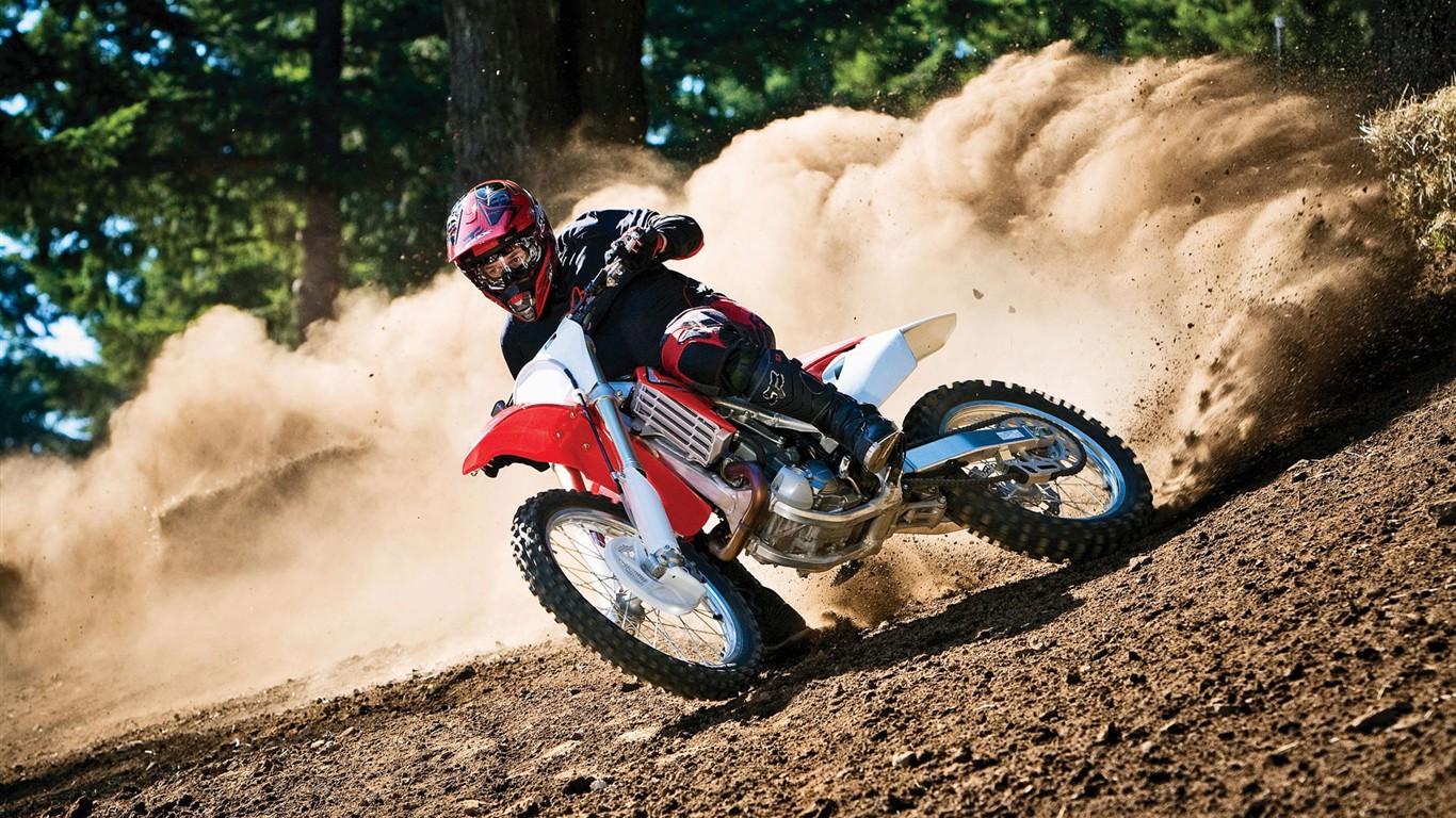 Off-road Motorcycle HD Wallpaper (1) #3 - 1366x768