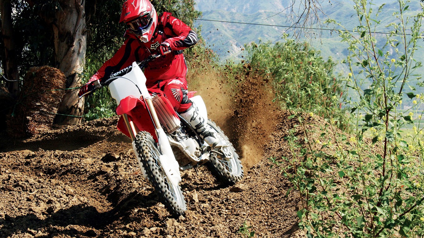 Off-road motocykly HD Wallpaper (1) #6 - 1366x768