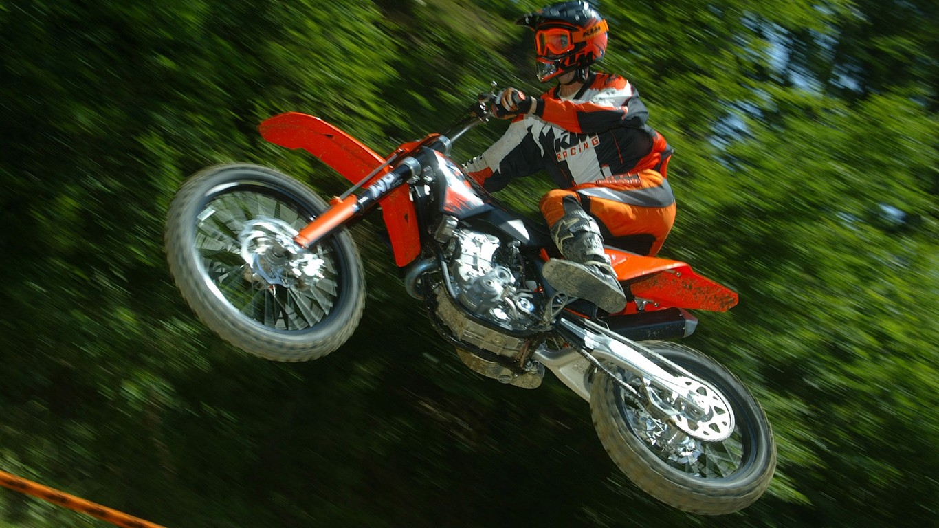 Off-road motocykly HD Wallpaper (2) #27 - 1366x768