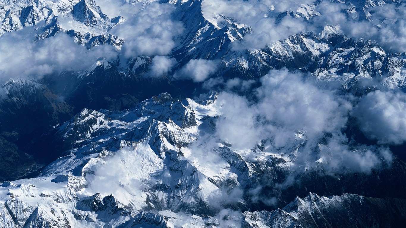 Exquisito fondos de escritorio de paisaje chino #3 - 1366x768