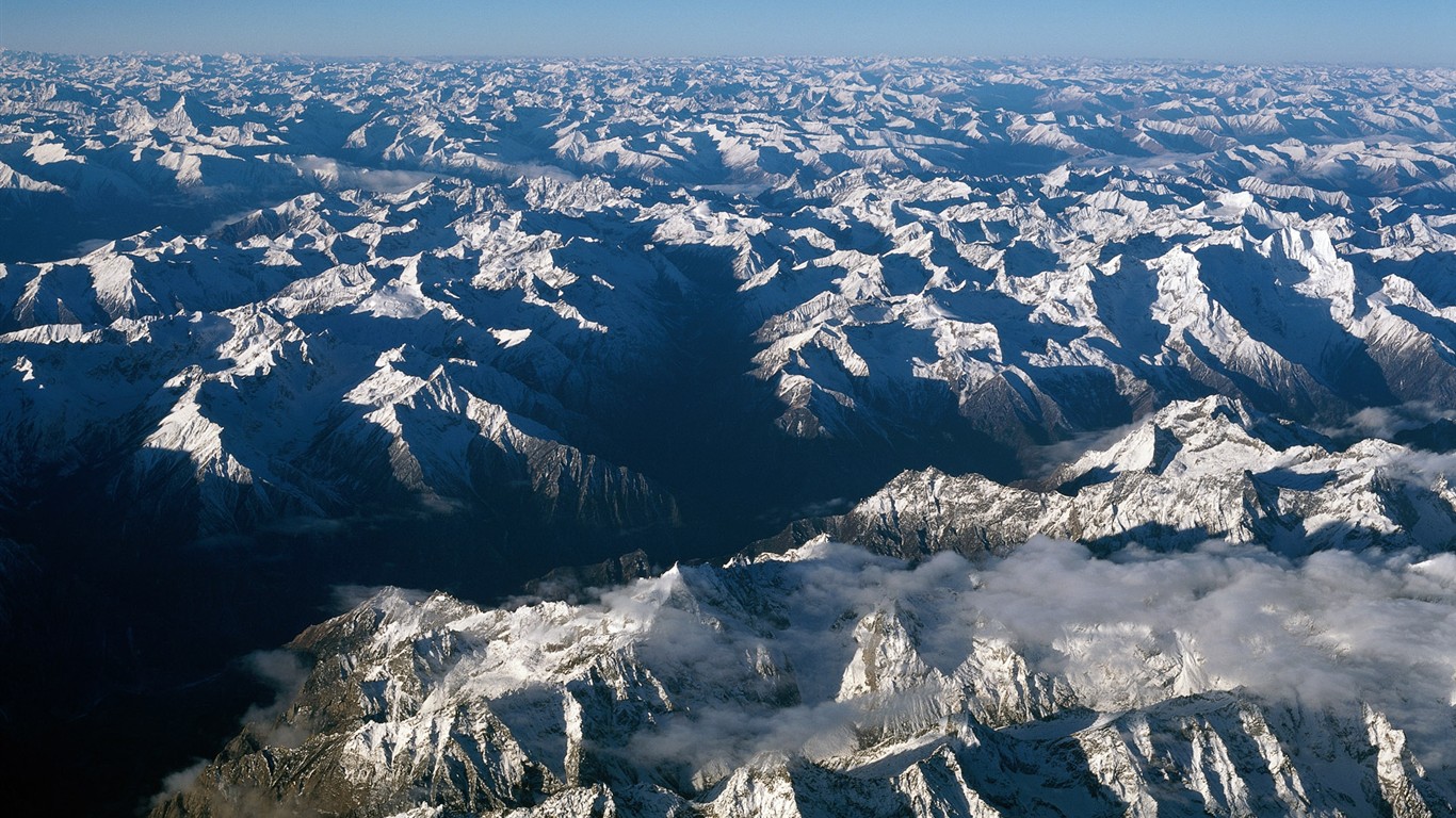 Exquisito fondos de escritorio de paisaje chino #4 - 1366x768