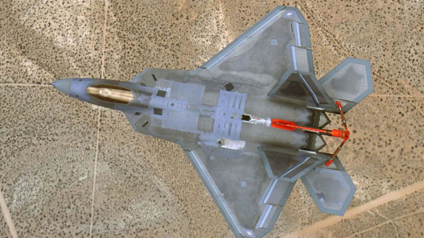 F-22 «Raptor» #18 - 1366x768
