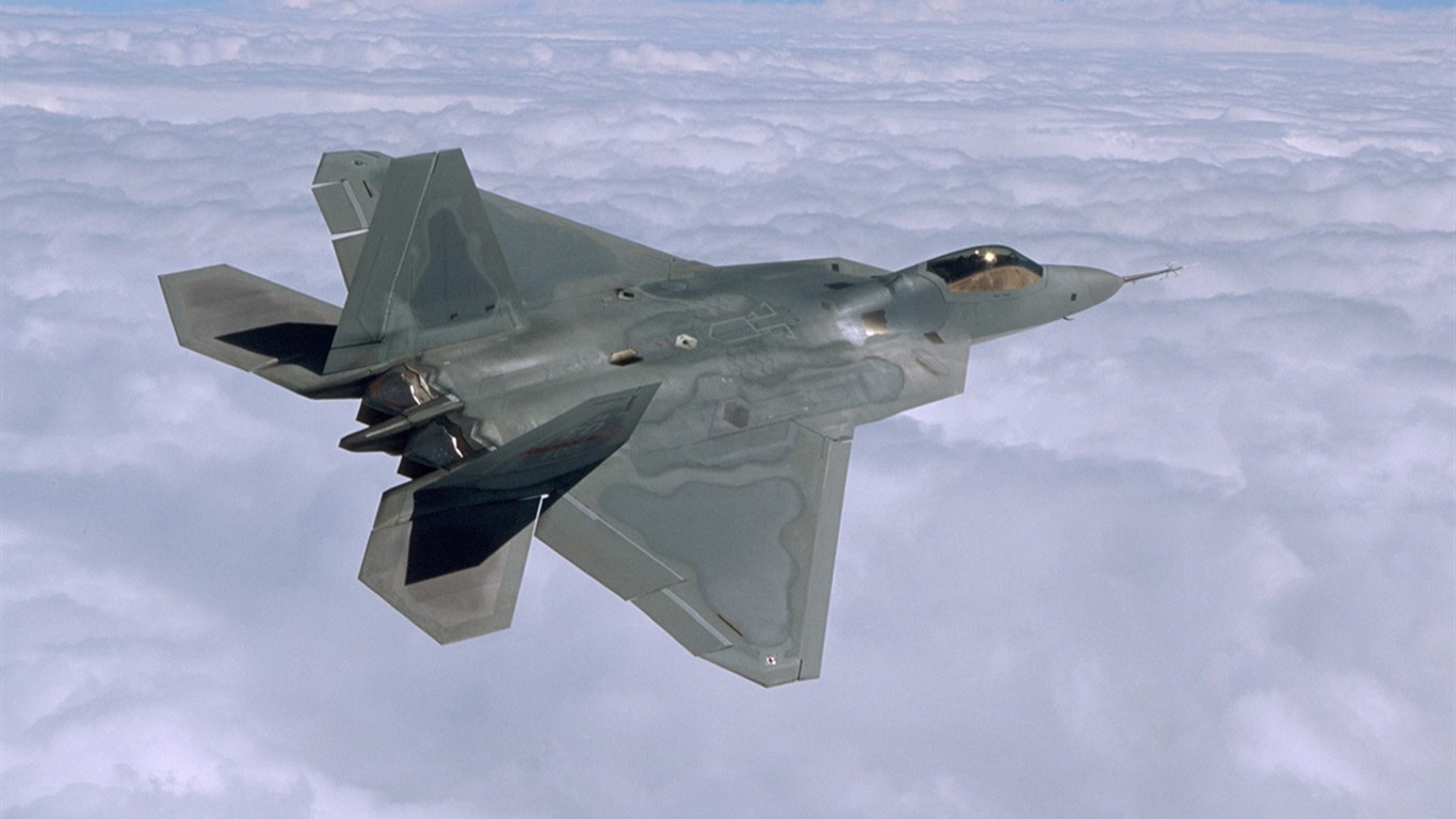 F-22 «Raptor» #25 - 1366x768