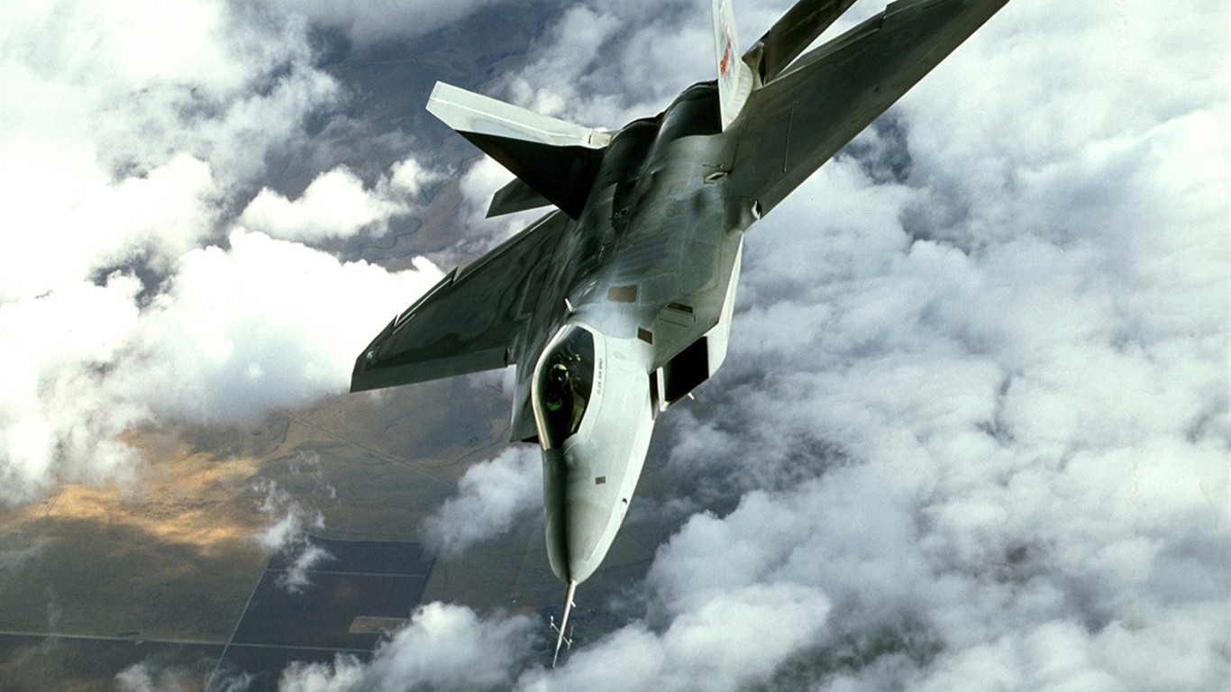 F-22 «Raptor» #32 - 1366x768