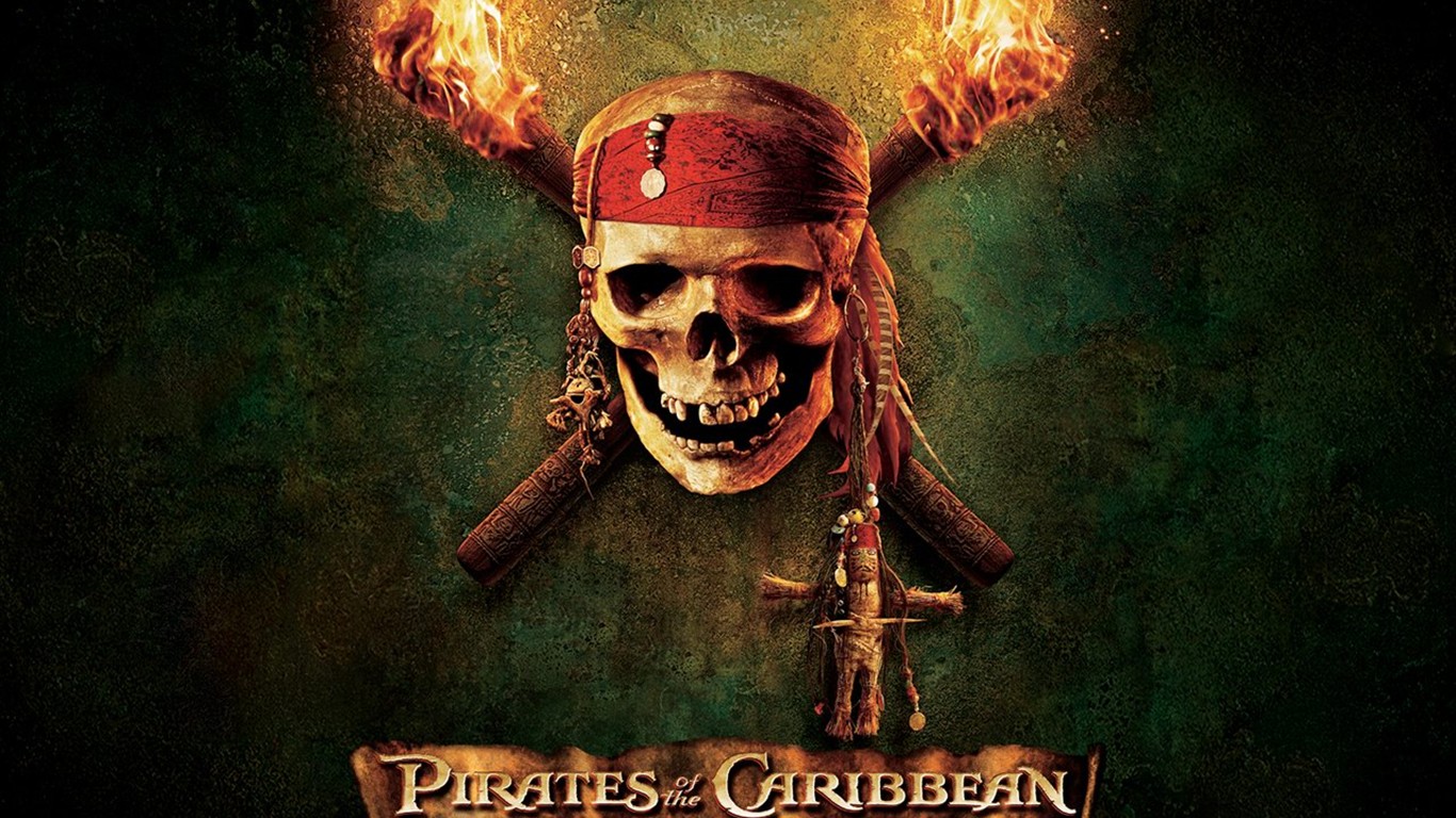 Piratas del Caribe 2 Fondos de pantalla #4 - 1366x768