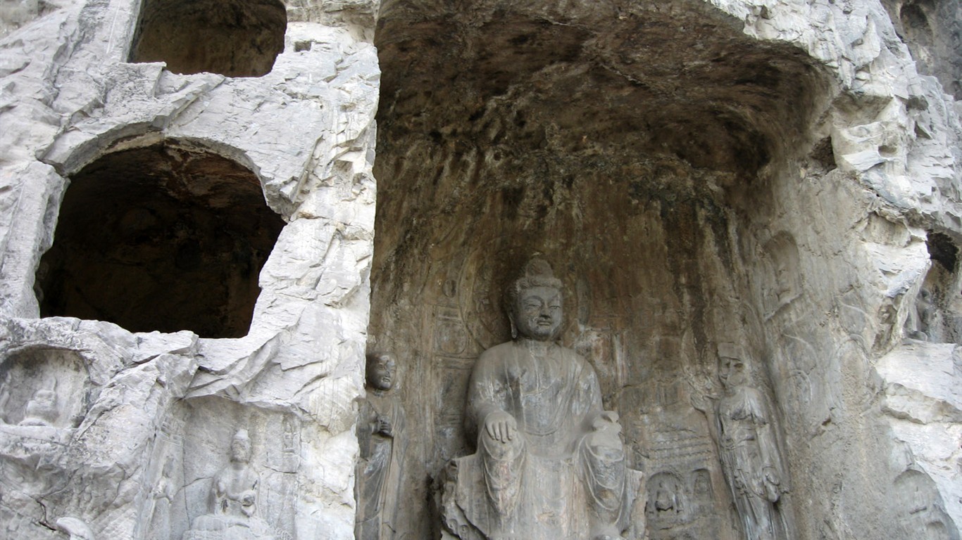 Luoyang, Longmen Grottoes Wallpaper #16 - 1366x768