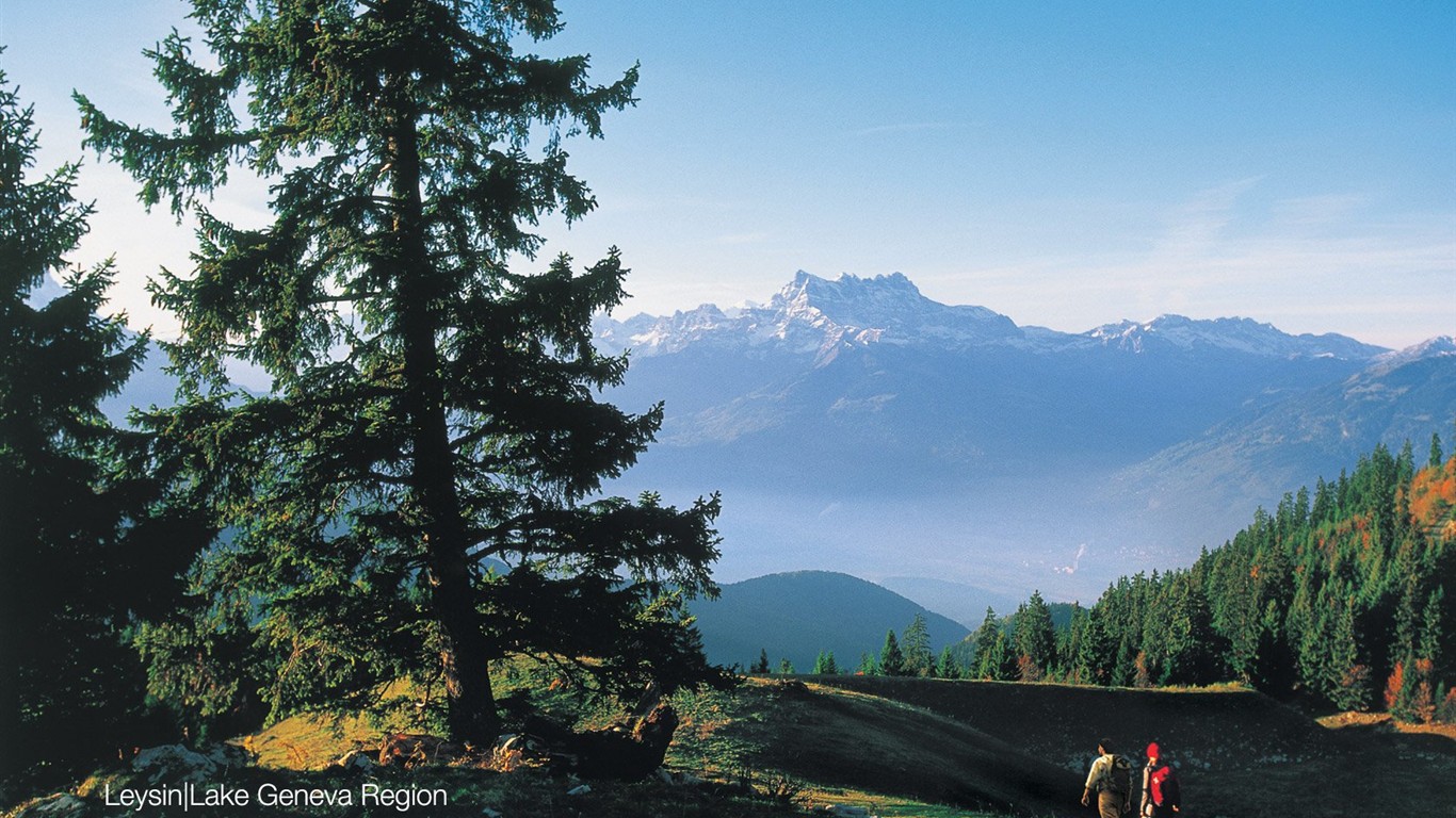 Switzerland wallpaper summer tourism attractions #1 - 1366x768
