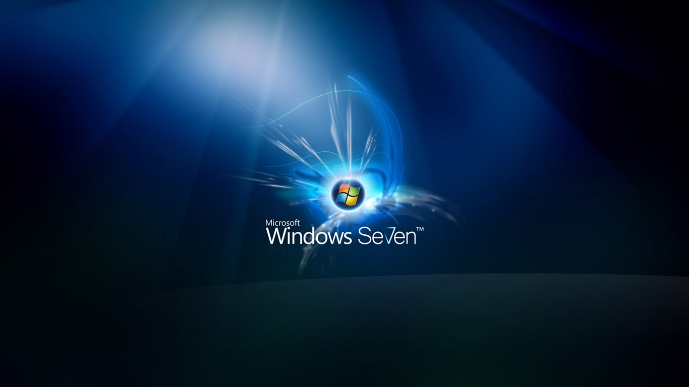 Официальная версия Windows7 обои #2 - 1366x768