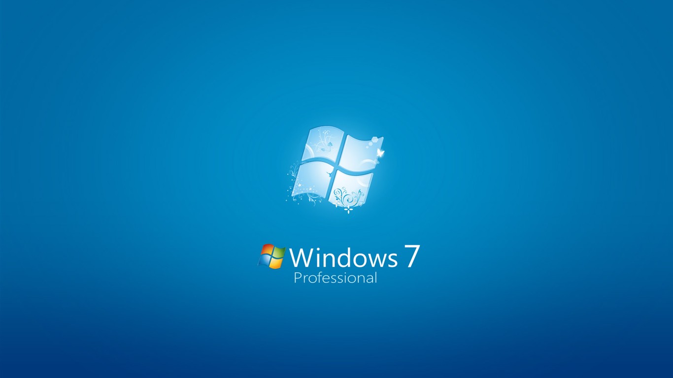 Official version Windows7 wallpaper #7 - 1366x768