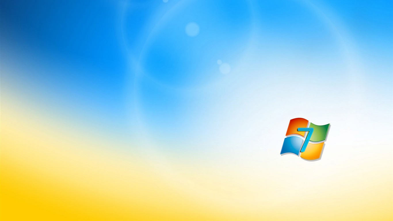 Официальная версия Windows7 обои #10 - 1366x768