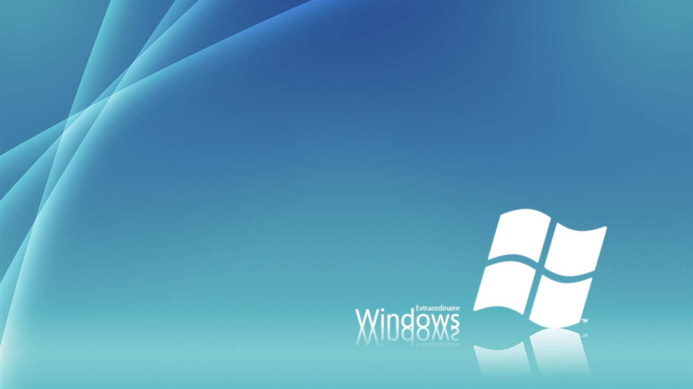 Официальная версия Windows7 обои #11 - 1366x768