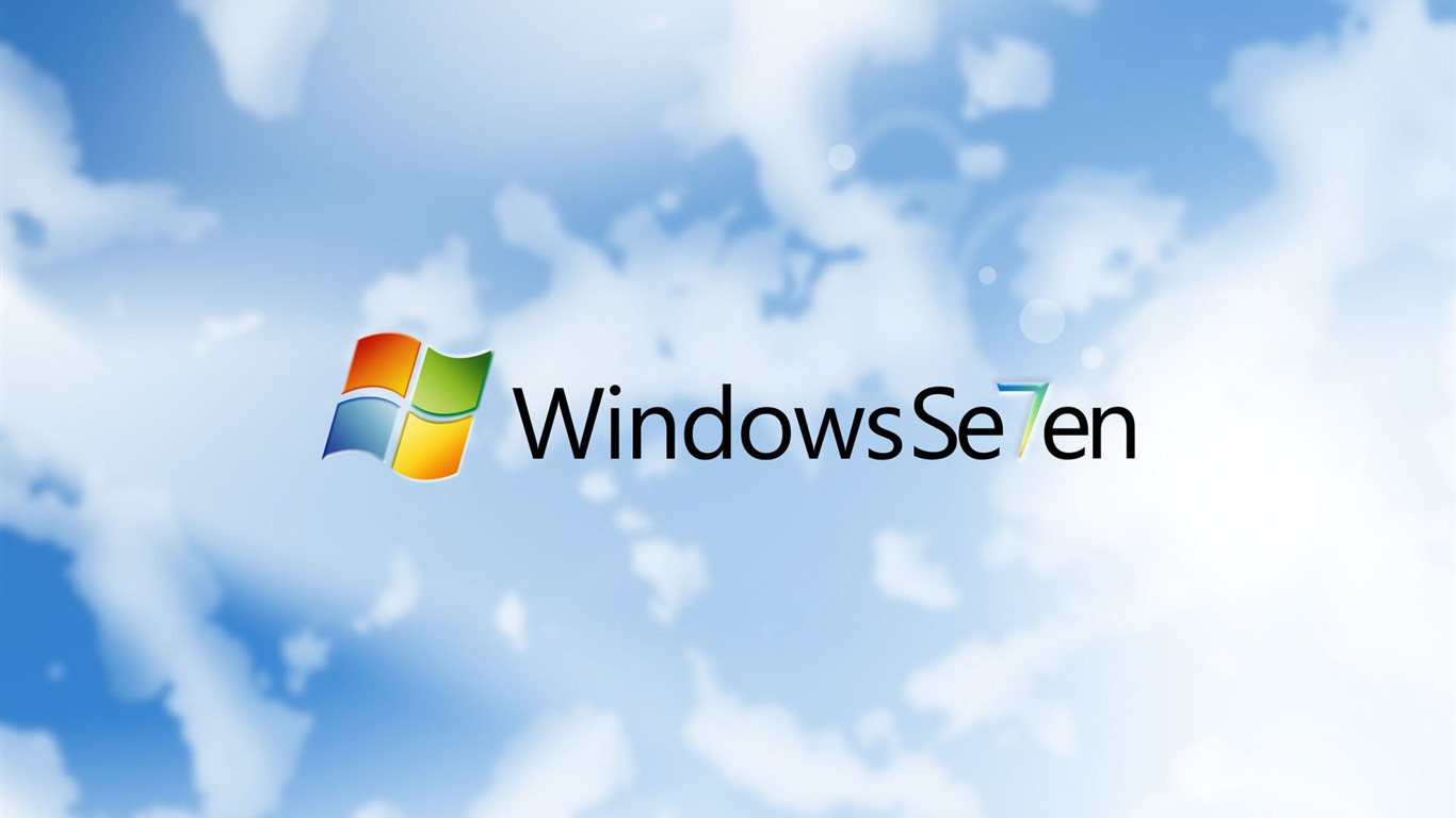 Offizielle Version Windows7 Tapete #12 - 1366x768