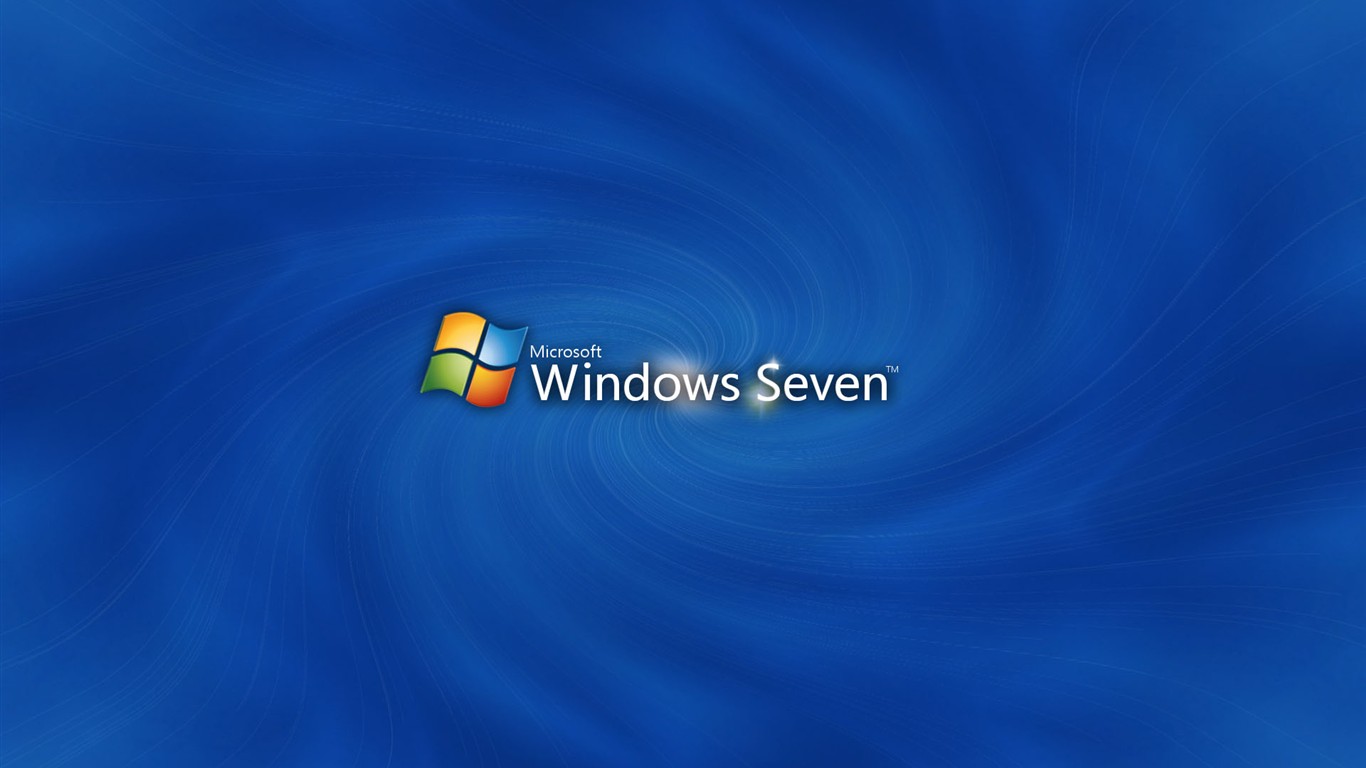Официальная версия Windows7 обои #13 - 1366x768