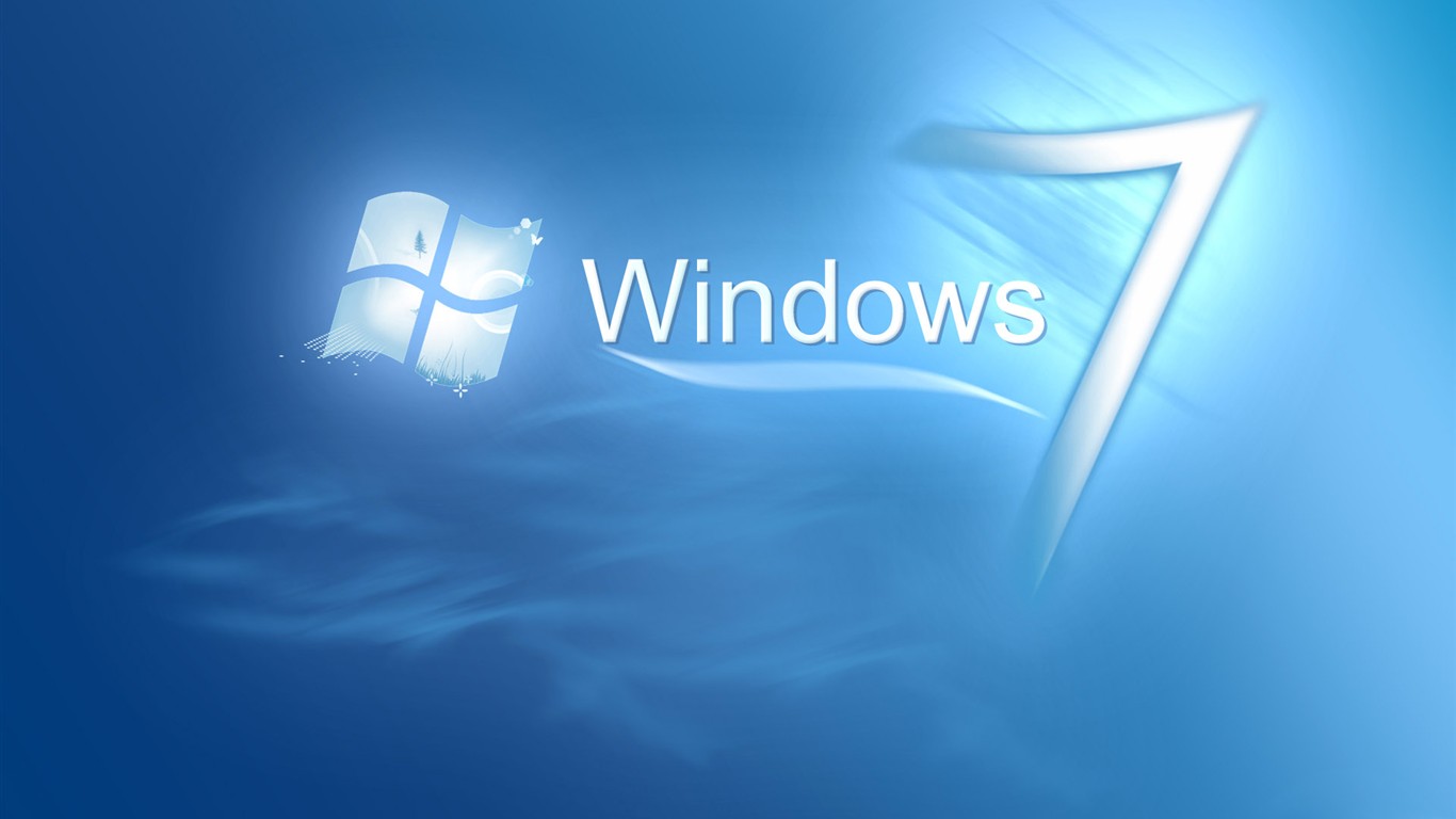 Version officielle Windows7 Fond d'écran #15 - 1366x768