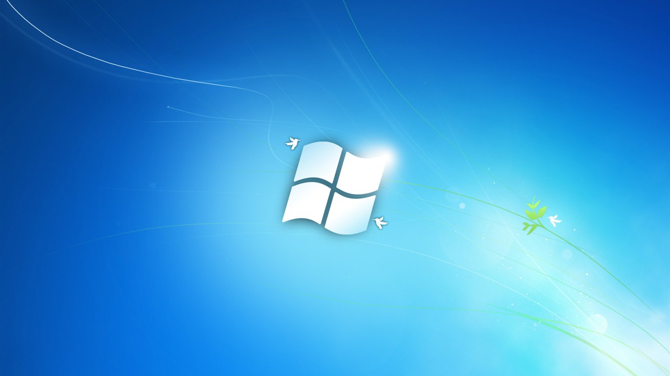 Официальная версия Windows7 обои #16 - 1366x768