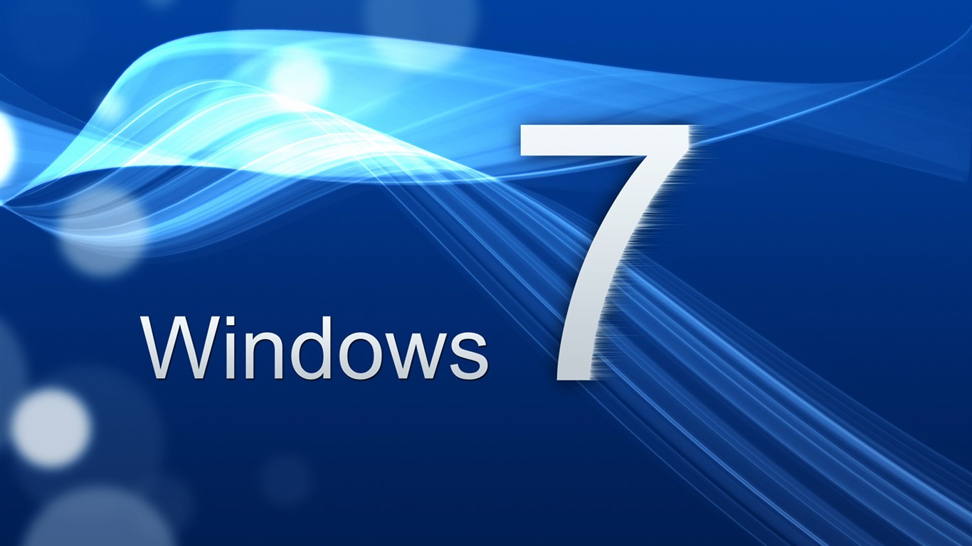 Официальная версия Windows7 обои #23 - 1366x768