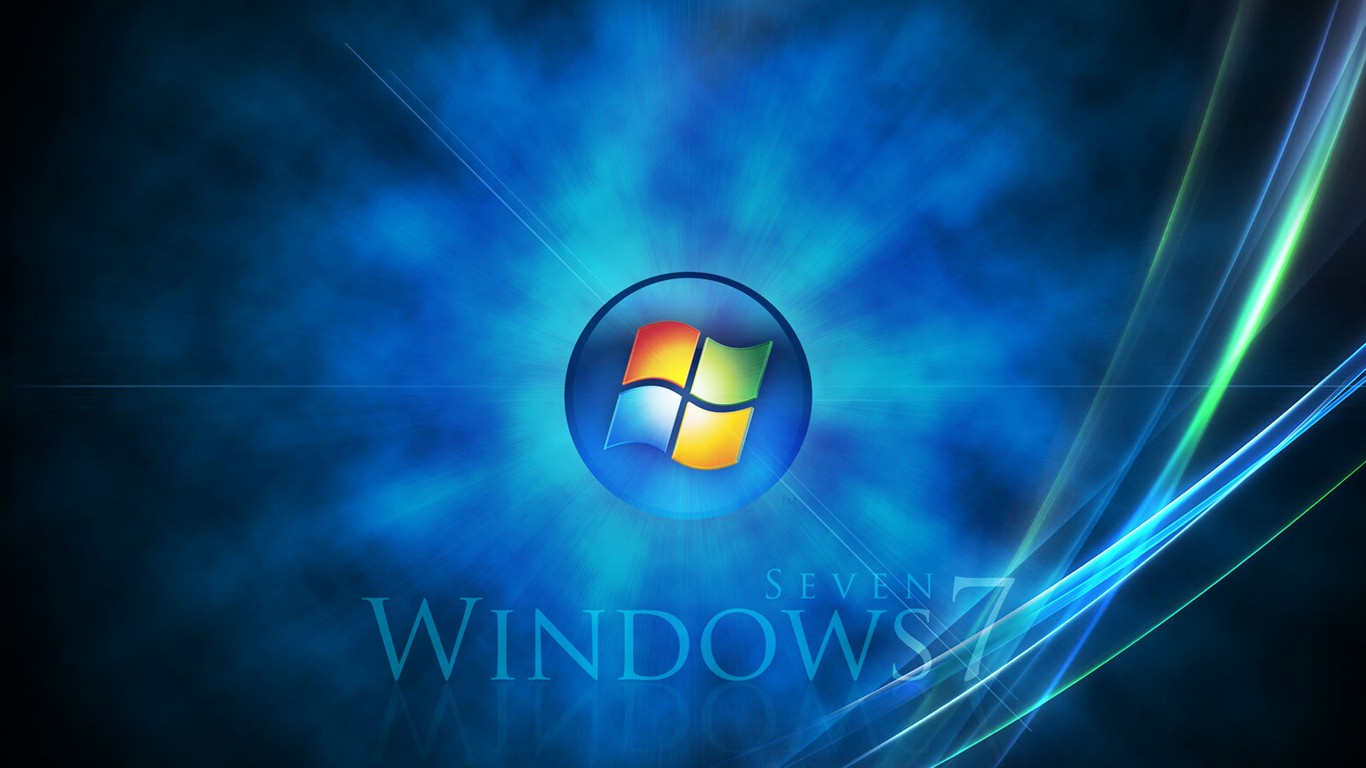 Offizielle Version Windows7 Tapete #24 - 1366x768