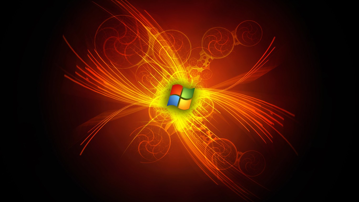 Version officielle Windows7 Fond d'écran #27 - 1366x768