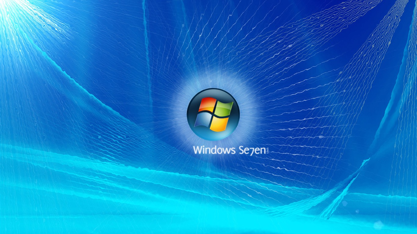 Offizielle Version Windows7 Tapete #29 - 1366x768