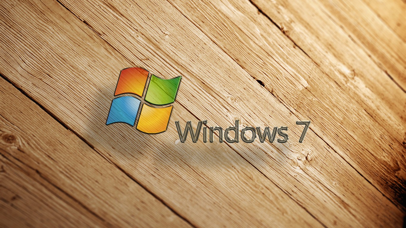 Официальная версия Windows7 обои #30 - 1366x768