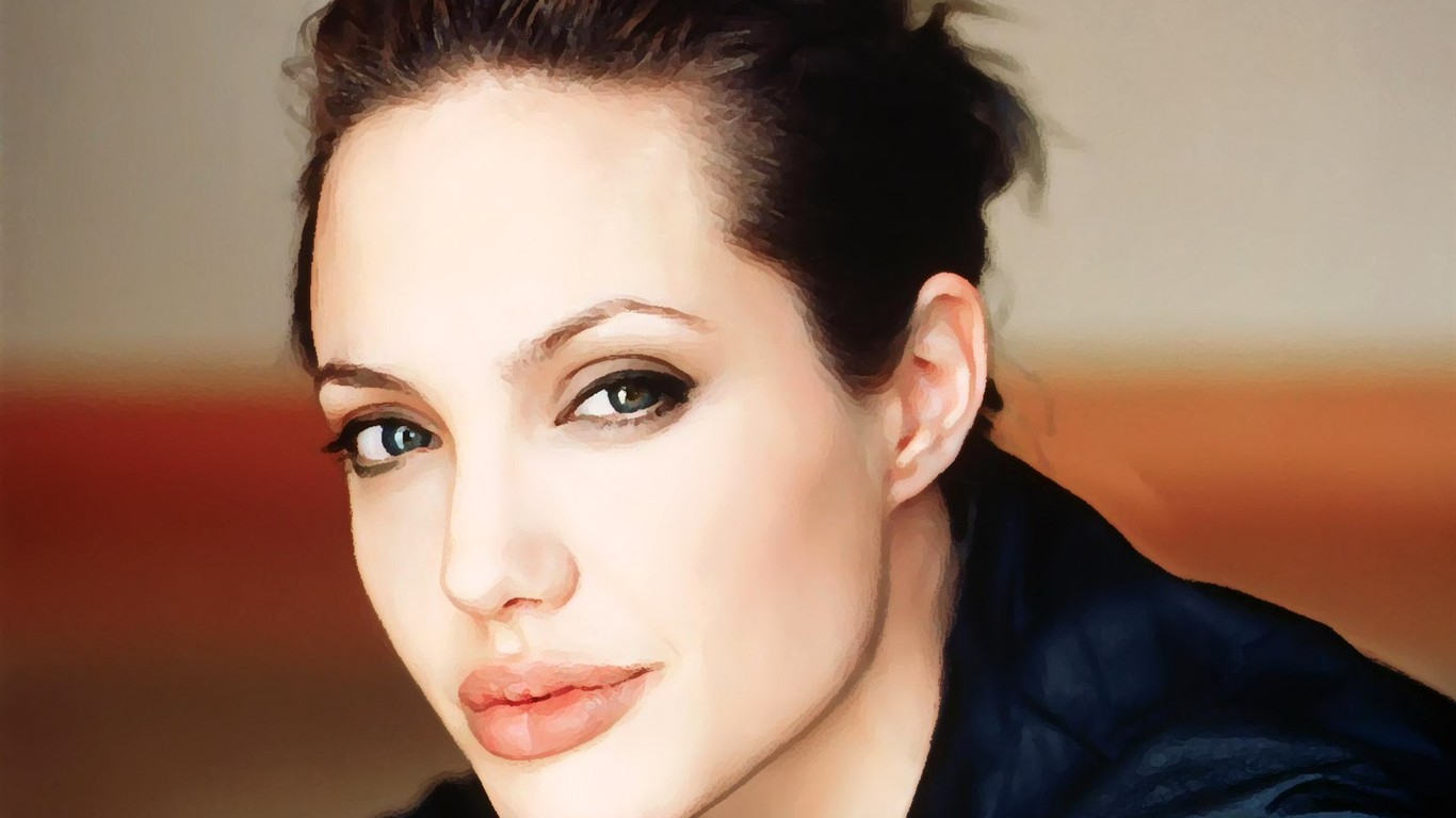 Angelina Jolie fond d'écran #21 - 1366x768