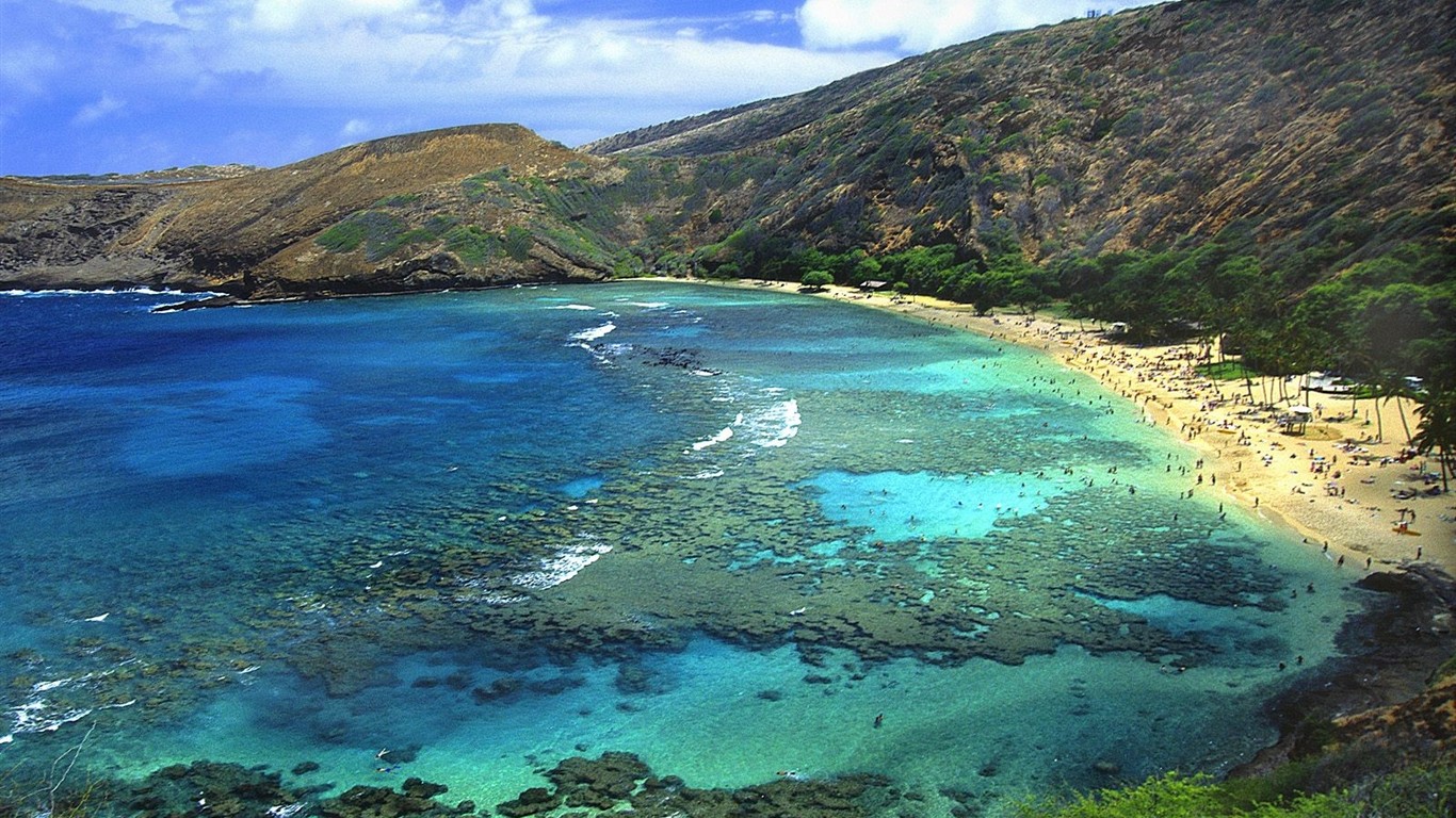paysages plage hawaïenne #11 - 1366x768