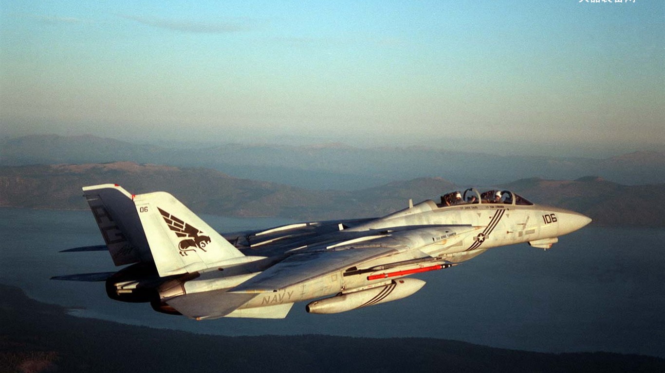 米海軍F14キーTomcatの戦闘機 #26 - 1366x768
