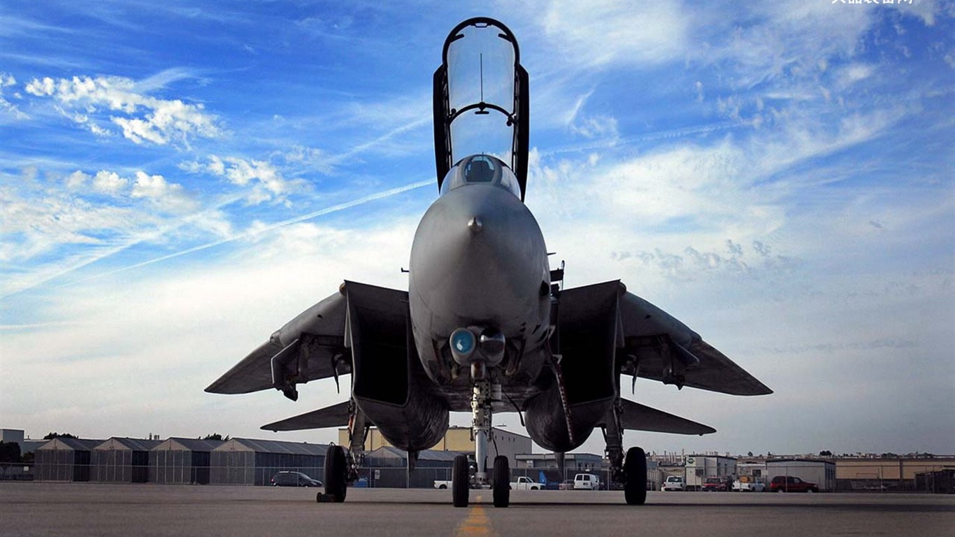 米海軍F14キーTomcatの戦闘機 #28 - 1366x768