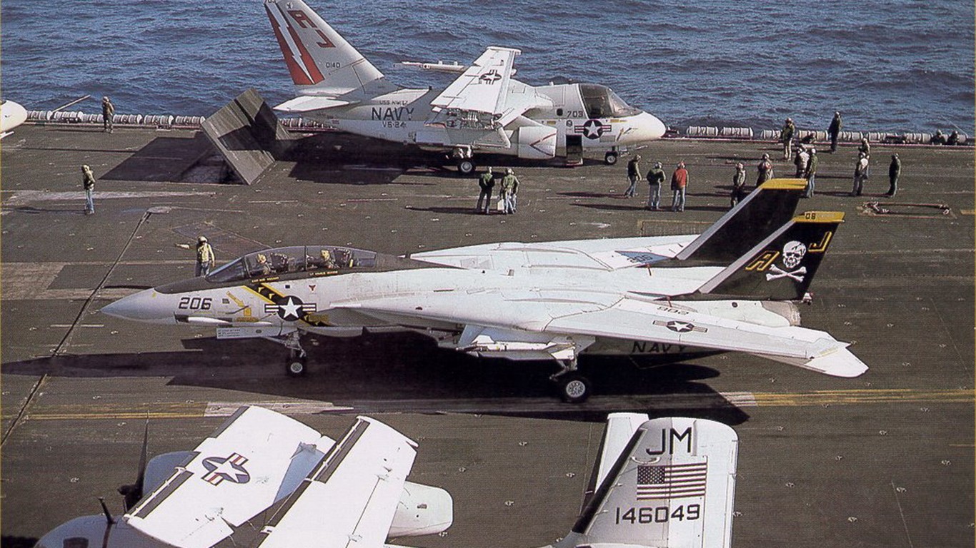 美国海军F14雄猫战斗机44 - 1366x768