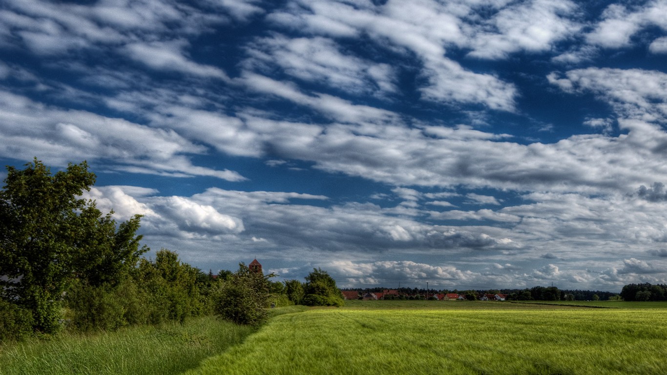 Representación de paisajes Fondos de pantalla HD #8 - 1366x768