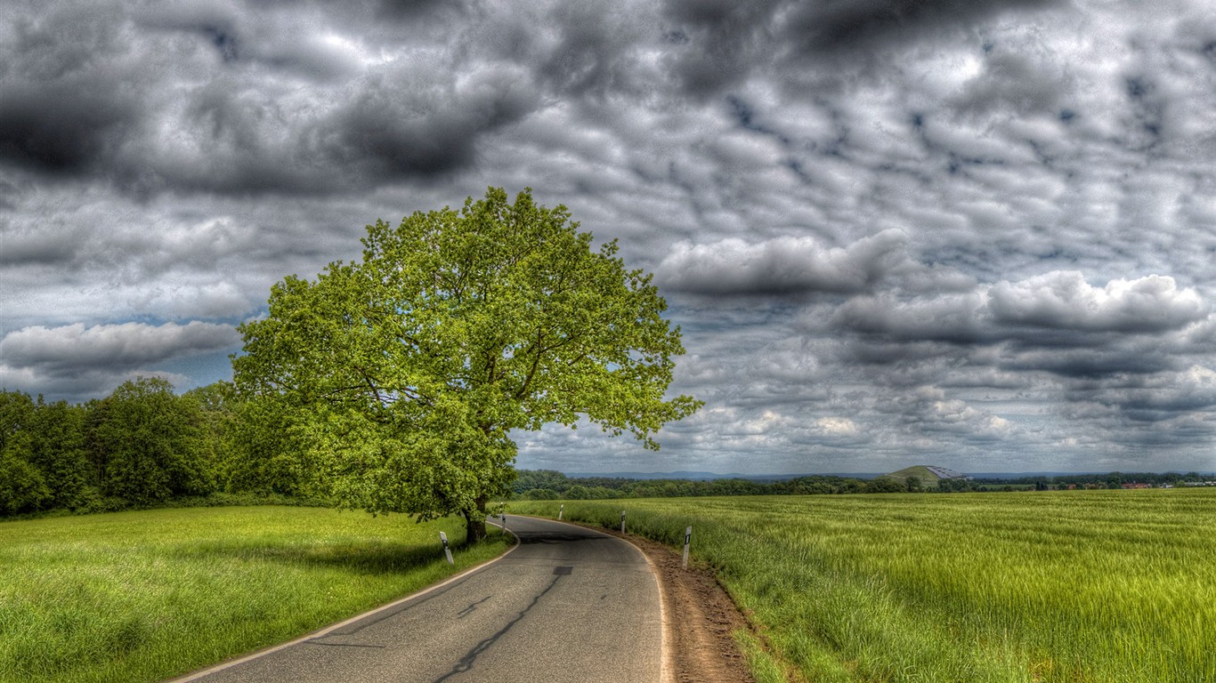 Representación de paisajes Fondos de pantalla HD #19 - 1366x768